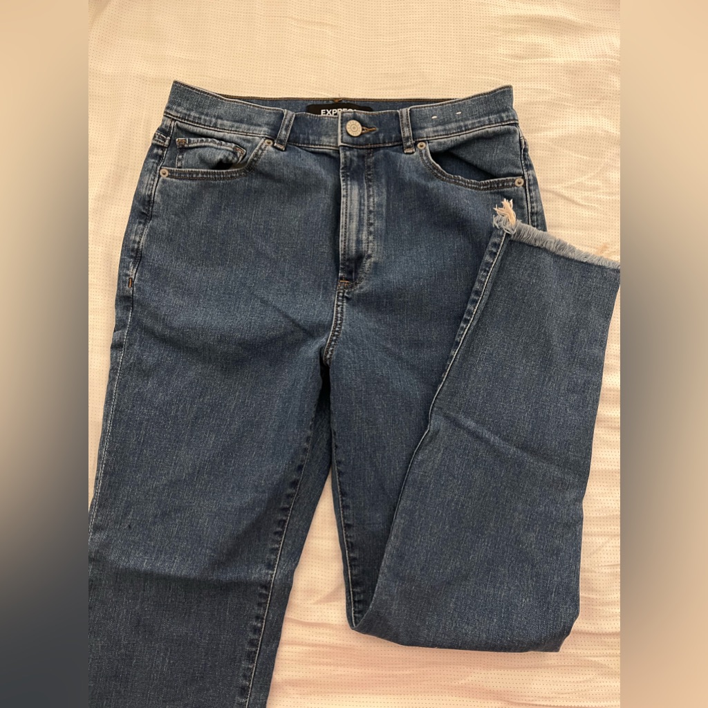 Express Slim Ankle Size 10regular Super High Rise Slim Ankle
